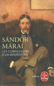 Couverture du roman Les confessions d'un bourgeois de Sándor Márai